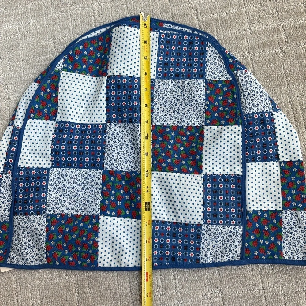 Vintage Mixer Cover Patchwork Blue and White from Appalachian Craftsmen
